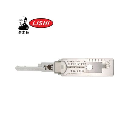 Original Lishi S123 C123 Lock Pick Set for Schlage Everest S123 and C123 Keyways Blank Keys Product