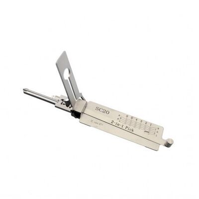 Original Lishi 2-in-1 Decoder Pick for Schlage SC20 for Blank Keys