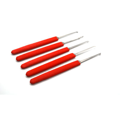 High Quality Locksmith Tools for Locksmith Lockpicking Set with Red Silicone case Locksmith Tools YS500065