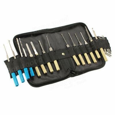 Dimple Lock Locksmith Supplies 18pcs Lockpicks for House Lock