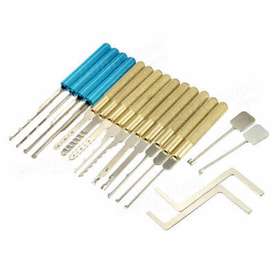 Dimple Lock Locksmith Supplies 18pcs Lockpicks for House Lock