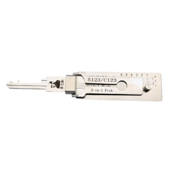 Original Lishi S123 C123 Lock Pick Set for Schlage Everest S123 and C123 Keyways Blank Keys Product