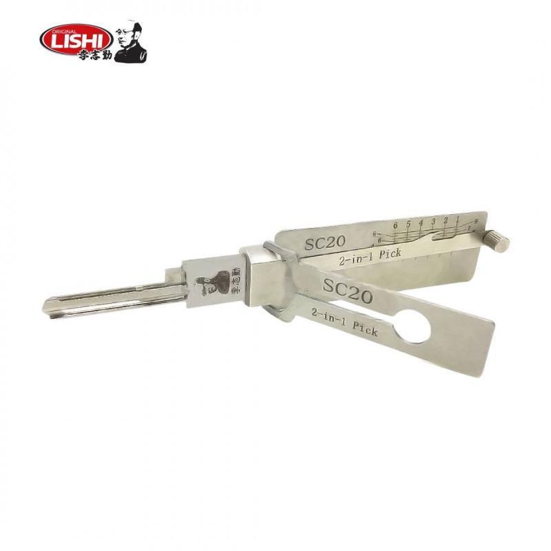 Original Lishi 2-in-1 Decoder Pick for Schlage SC20 for Blank Keys