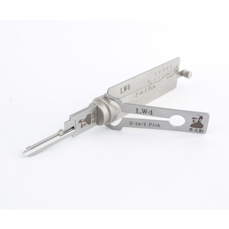 New Arrival Lishi 2-in-1 LW4 Decoder Blank Keys for Unlocking Lishi Lock Picks